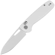 Kubey Bluff Knife KU248C White G10, Sandblasted 14C28N by Garet Caronna