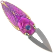 Rike Knife RK Cicada-PG Purple / Gold Titanium, Bead Blasted M390