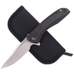 CIVIVI Knife Baklash Black G10 / Carbon Fiber, Satin Finish (C801D)
