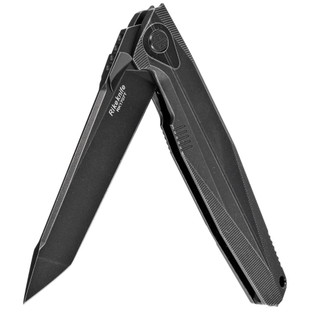 RikeKnife Framelock Black Titanium, Black Stonewashed M390 (RK1707T-BS)