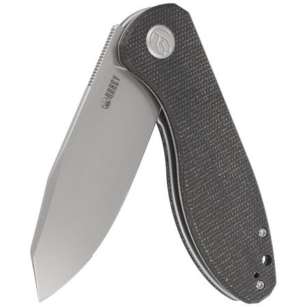 Nóż składany Kubey Knife Master Chief Black Micarta, Bead Blast AUS-10 by Keanu Alfaro (KU358H)