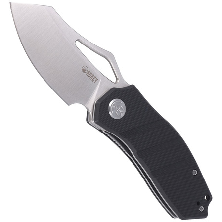 Kubey Ceyx Knife Black G10, Satin D2 (KU335A)