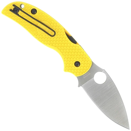 Nóż składany Spyderco Sage 5 Lightweight Salt Yellow FRN, Satin MagnaCut by Sal Glesser (C123PYL)