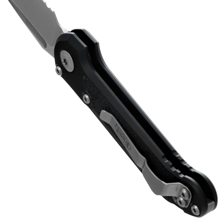 Nóż automatyczny Microtech LUDT Gen III T/E Black Aluminium, Stonewashed P/S M390MK by Tony Marfione (1136-11)