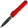 Nóż automatyczny OTF Microtech Ultratech Gen IV D/E Red Aluminium, Black M390MK by Tony Marfione (11224-1RD)