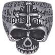 Tole 10 Imperial Skull Cross Ring Ø21 (09984-21)