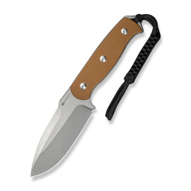 Sencut Toxodon Knife Brown G10, Stonewashed 9Cr18MoV (S24036-3)