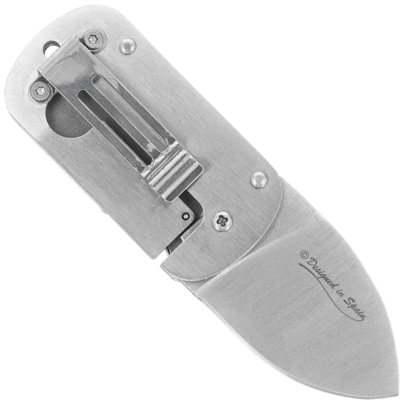 Martinez Albainox Knife Skull 3D Aluminum, Satin 3Cr13Mov (18730)