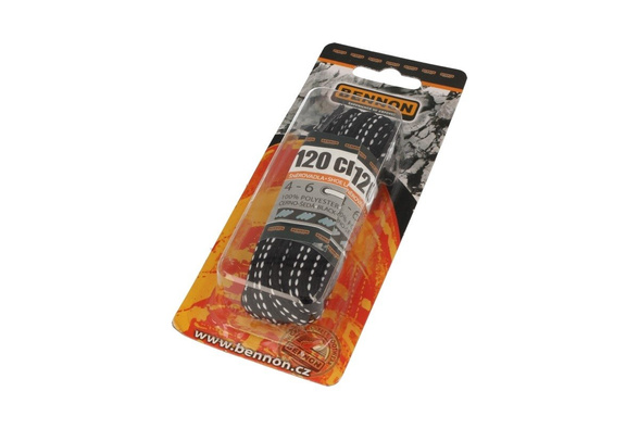 Bennon shoelaces for black and gray trekking footwear 120cm (D32120)