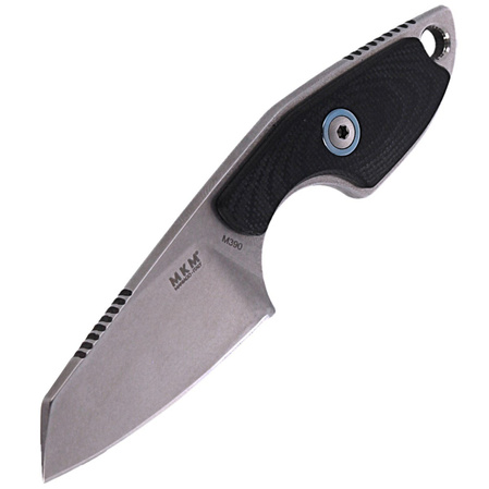 Nóż na szyje MKM Mikro 2 Black G10, Stonewashed M390 by Jesper Voxnæs (MKMR02-GBK)
