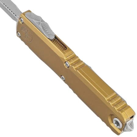 Microtech Ultratech Gen IV D/E OTF Knife Tan Aluminum, Apocalyptic M390MK by Tony Marfione (11224-10APTA)