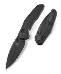 Bestechman Ronan Knife Black G10, Black Stonewashed 14C28N (BMK02N)