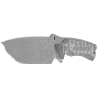 Fox Oxylos Knife Black Micarta, Stonewashed N690 (FX-616-1 MB)