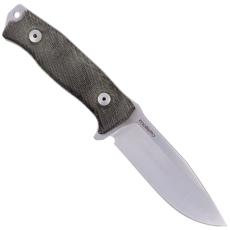 Nóż LionSteel M5 Green Canvas Micarta, Satin Blade Sleipner (M5 CVG)