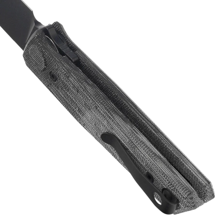 Nóż składany Reate PL-6 Black Micarta, Black PVD Nitro-V (PL-6 BKM PVD)