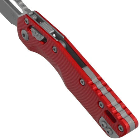 Microtech MSI S/E Knife Fluted Red Aluminium, Apocalyptic M390MK by Tony Marfione (210-10APFLRD)