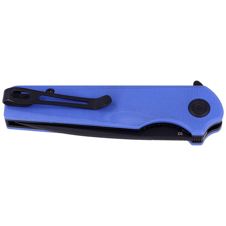 Kubey Knife Wolverine, Blue G10, Dark Stonewashed D2 (KU233F)