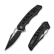 Nóż składany Civivi Anaaki Black Aluminium, Black Stonewashed/Satin Nitro-V (C24039-1)