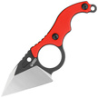 Kubey Hippocam KU166D Knife Red G10, Satin/Blackwashed D2