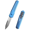 Remette RT-Swordfish T Knife Blue Aluminum/Fat Carbon, Stonewashed S35VN (ZL103D8)