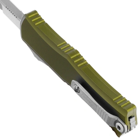 Nóż automatyczny OTF Microtech Hera II Mini Bayonet OD Green Aluminium, Apocalyptic M390MK by Tony and Sean Marfione (1701M-10APOD)