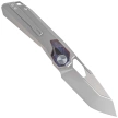 Remette RT-Peregrine Falcon Knife Gray/Thunder Lightning Titanium, Hand Fine Grinding Pearlescent M390 (RTT1-G)