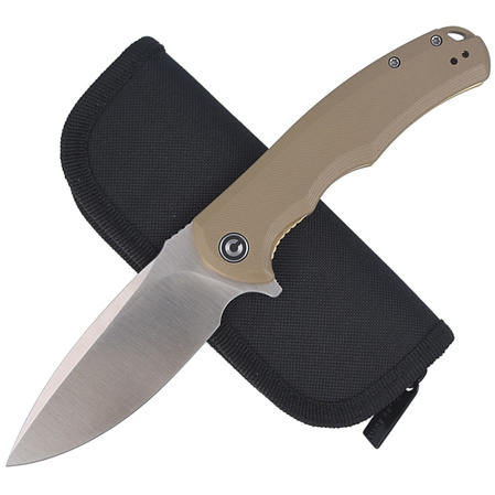Civivi Knife Praxis Tan G10, Satin 9Cr18MoV (C803B)