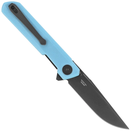 Nóż składany Bestechman Mini Dundee Tiffany Blue G10, Grey PVD D2 by Ostap Hel (BMK03L)