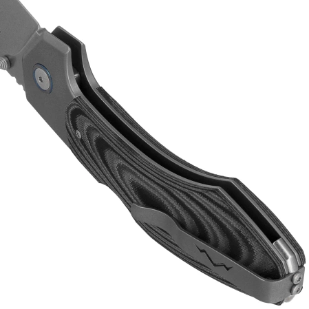 Nóż składany MKM Hero Black SureTouch, Stonewashed M390 by Tommaso Rumici (MK HR-STT)