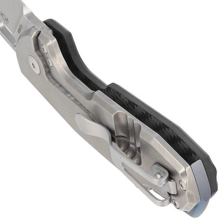 Viper Odino Black Carbon Fiber, Stonewashed N690 by Jesper Voxnæs Knife (V5918FC)