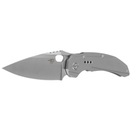 Bestech Knife Exploit Grey Titanium, Satin CPM S35VN by Todd Knife and Tool (BT2005A)