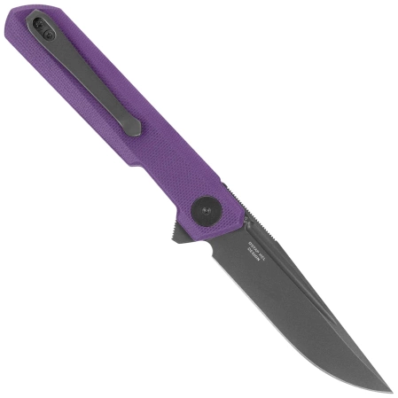 Nóż składany Bestechman Mini Dundee DD Purple G10, Black PVD D2 by Ostap Hel (BMK08D)