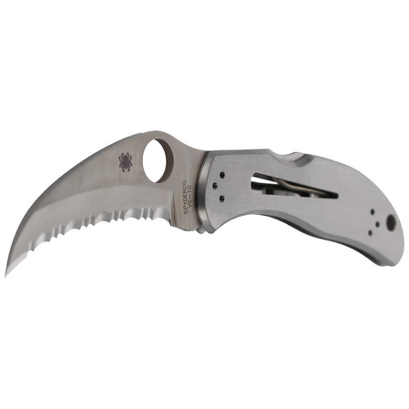 Spyderco Harpy Knife Stainless Steel, Satin Spyderedge VG-10 (C08S)
