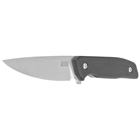 Za-Pas Knives Ambro 2 Black G10, Satin D2 (AM2-G10-BL)