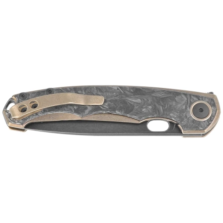 Nóż składany MKM Eclipse Bronze Titanium, Black Stonewashed MagnaCut by Jesper Voxnæs (MK EL-BRCFD)