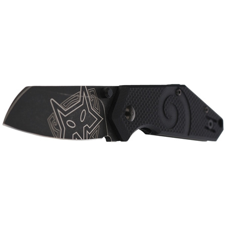 FOX Kea Black G10, Black Stonewashed N690Co by Jared Wihongi knife (FX-650)