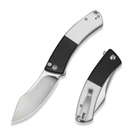 Nóż składany Civivi Outlaw Muk Black-White G10, Satin 14C28N by Trey Sprinkle (C24079-4)
