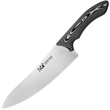 Nóż kuchenny Xin Cutlery XinCross 8.3'' Chef, Black/White G10, Stonewashed Special Powder Alloy (XC111)