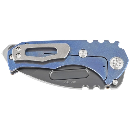 Nóż składany Medford Praetorian Genesis T Tanto Flamed Titanium, Std HW/Clip, Black DLC S45VN by Greg Medford (MK0294PT-03A2-TSCS-BN)