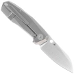 Nóż składany Spyderco Techno 3 Gray Titanium, Satin CTS XHP by Marcin Slysz (C158TIP3)