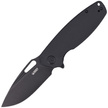 Nóż składany Kubey Tityus Black G10, Dark Stonewashed D2 (KU322C)