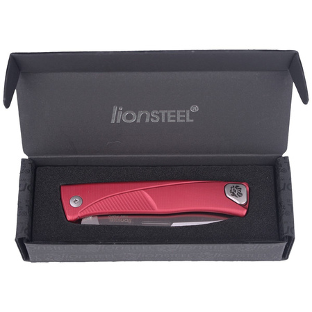 Nóż składany LionSteel Thrill Red Aluminium, Satin M390 by Molletta (TL A RS)