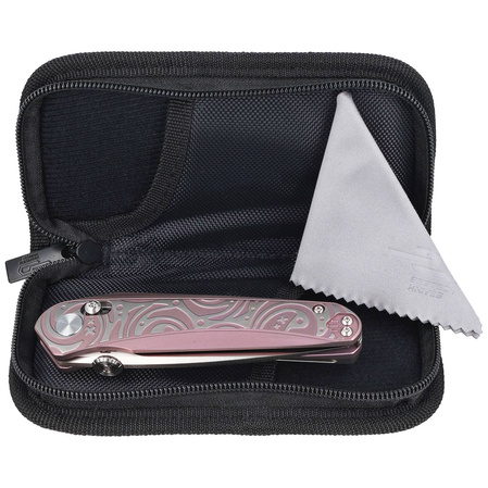 Nóż składany Bestech Mothus Purple Titanium, Satin M390 by Kombou (BT2206D)