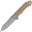 Nóż składany Bestech Torpedo Beige G10, Stonewashed / Satin D2 (BG17B-1)