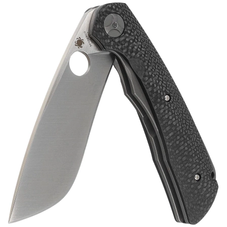 Spyderco Knife Subvert Sprint Run Carbon Fiber / Titanium, Satin Plain CPM 20CV by Nati Amor (C239CFP)