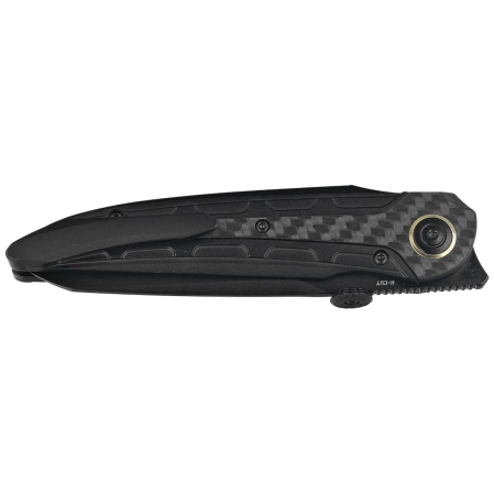 Bestech Prydwen Knife Black Titanium/Carbon Fiber, Black PVD MagnaCut by Kombou (BT2409D)