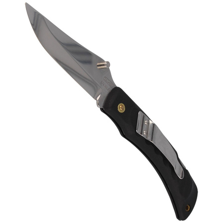 Nóż składany Mikov Crocodile Clip Point Black ABS, Mirror, Klips (243-NH-1/C CLIP/BLACK)