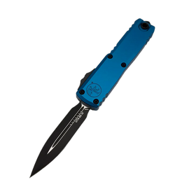 Nóż automatyczny OTF Microtech UTX-85 Gen IV D/E Blue Aluminium, Black M390MK by Tony Marfione (12324-1BL)