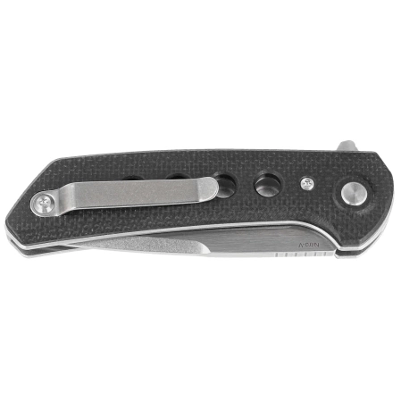 Reate PL-XF-1 Knife Black Micarta/G10 Inlay, Stonewashed Nitro-V