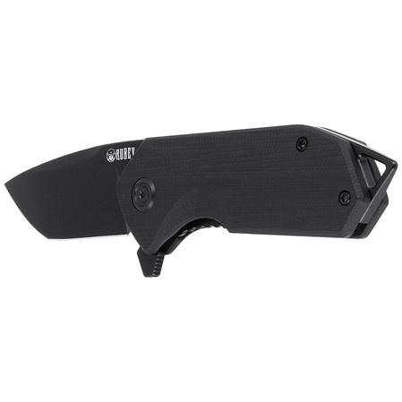 Nóż składany Kubey Campe KU203J Black G10, Dark Stonewashed D2